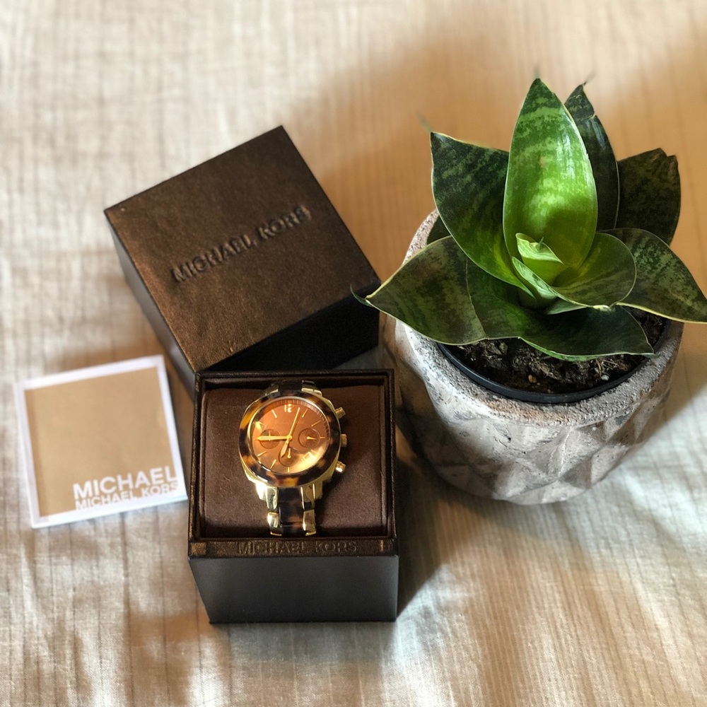 Michael Kors Tortoise Watch